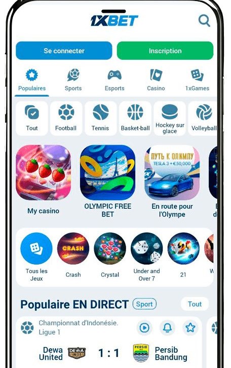 Application 1xBet mobile