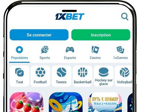 Télécharger l'application 1xBet facilement