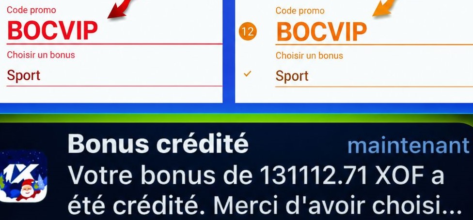 Application 1xBet téléchargement